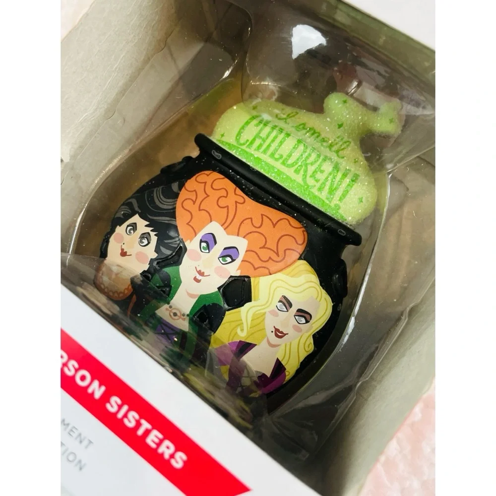 (NIB) HALLMARK • Disney Hocus Pocus Sanderson Sisters Cauldron Xmas Ornament - Picture 11 of 12